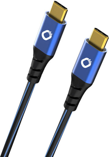 Oehlbach Plus CC USB 3.1 Cable USB-C male - USB-C Μπλε 1m D1C9351