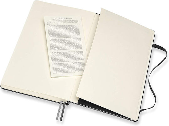Moleskine Classic Collection Σημειωματάριο Bullet 400 Φύλλων με Λευκές Σελίδες με Σκληρό Εξώφυλλο και Λάστιχο Μαύρο