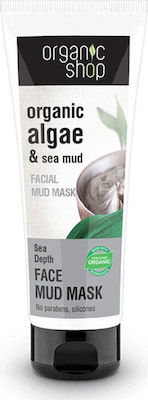 Natura Siberica Organic Algae & Sea Mud Mască de Față pentru Consolidare 85gr 75ml