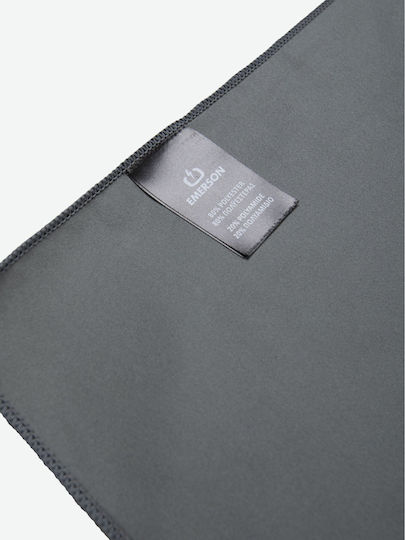 Emerson Πετσέτα Microfiber Σώματος Γκρι 160x86εκ.