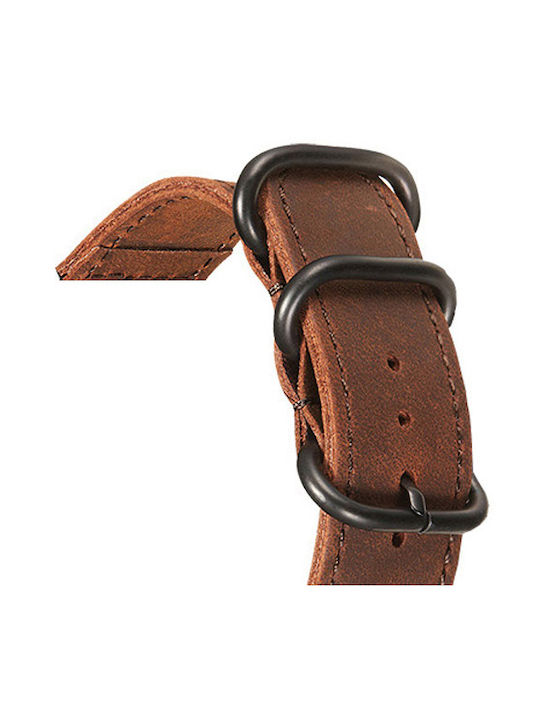 Leather Strap Brown 22mm