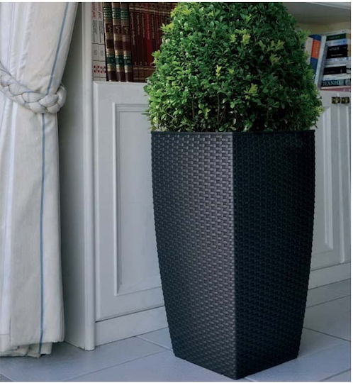 Atmosphera Natura Pot Plastic Charcoal Atmosphera Natura Pot Plastic Charcoal