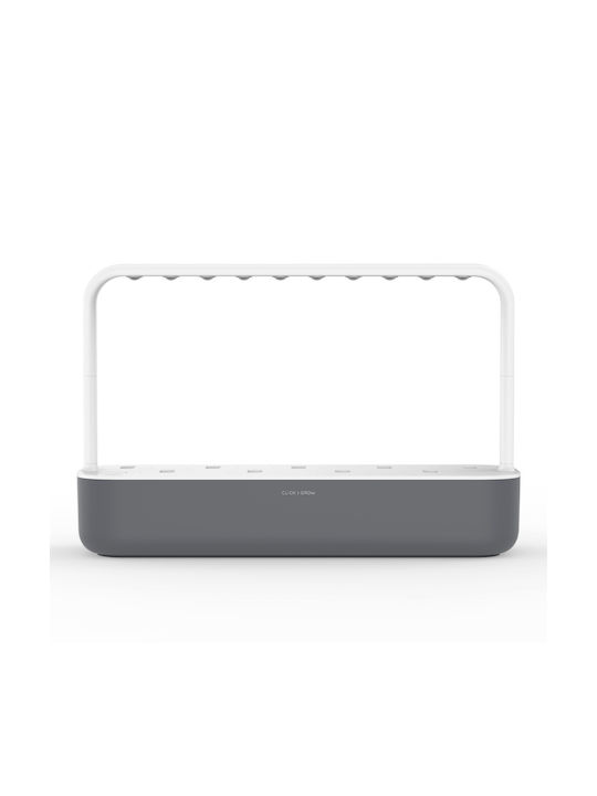 Click and Grow The Smart Garden 9 Self-watering Planter Box Plastic Gray 60.4x18.4x39.6cm.