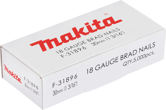 Makita F-31896 Nägel 1,2x30mm 23 Ga 5000 Stück