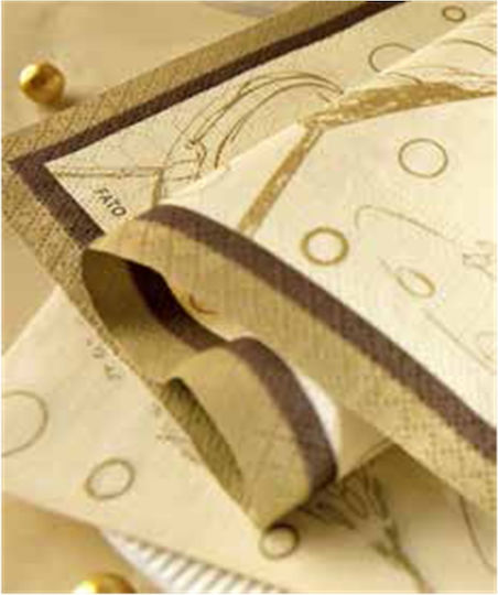 Fato Brindisi Luxury Napkin 2-Ply Beige 33x33cm 50pcs