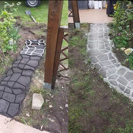 Фрези за градински под Primaterra Bazalt от PVC 60x60бр 1бр