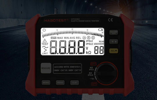 Habotest HT2302 Ψηφιακός Μετρητής Γείωσης