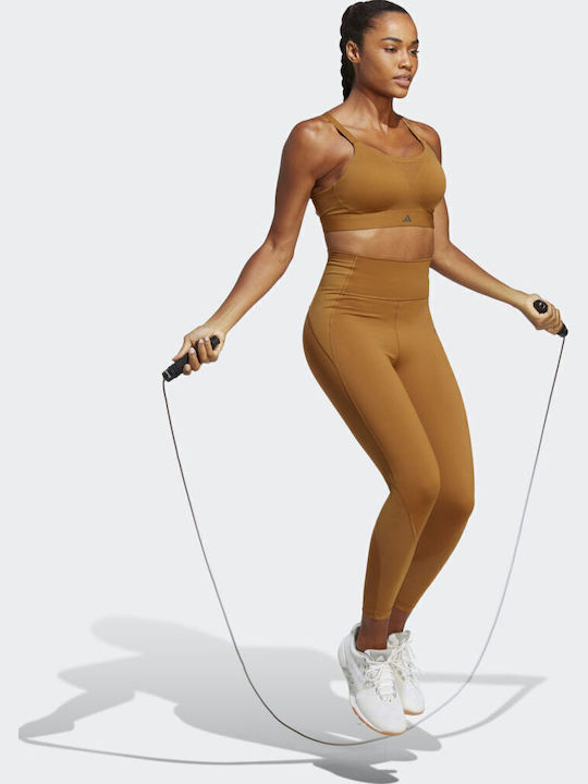 Tailored HIIT Women's Cropped Training Legging Bronze Strata