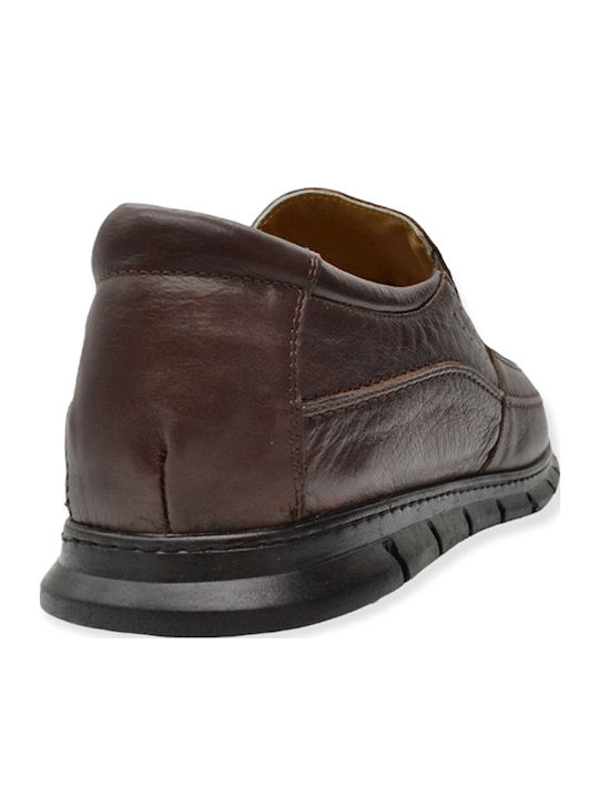 Leder Herren Freizeitschuhe Anatomisch Braun