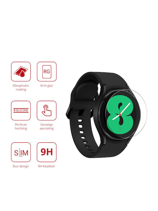 Rosso Tempered Glass για το Galaxy Watch 4 40mm 1τμχ
