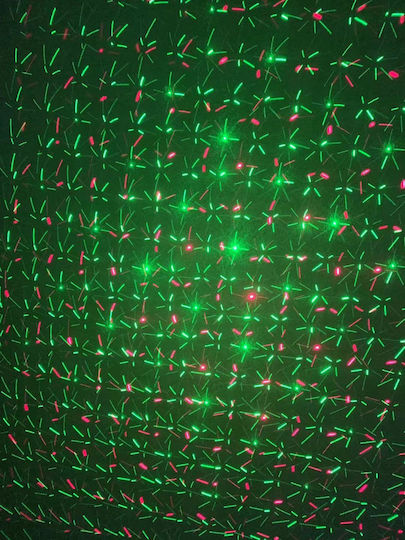 Χριστουγεννιάτικος Προβολέας Laser LED με Κόκκινο / Πράσινο Φωτισμό Ρεύματος IP65 Εξωτερικού Χώρου