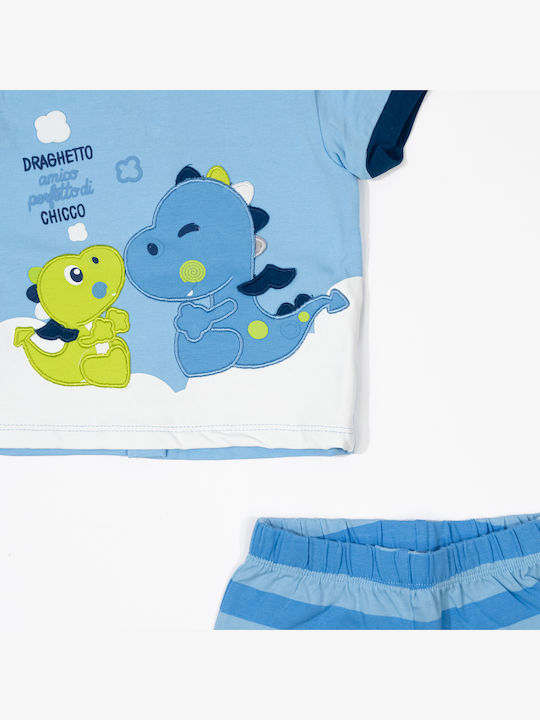 Kids' Set with Shorts Summer 2pcs Light Blue