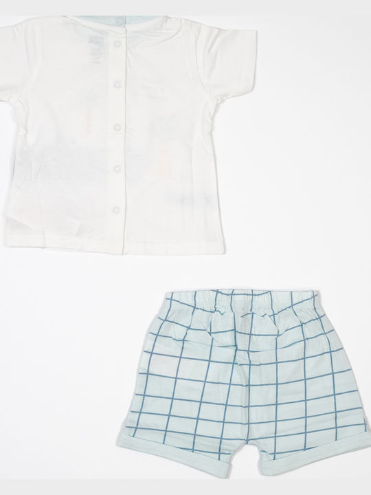 Kids' Set with Shorts Summer 2pcs White