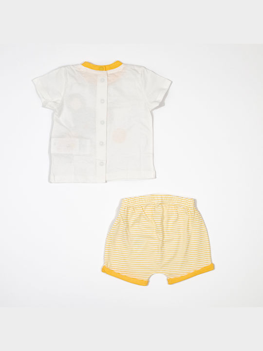 Kids' Set with Shorts Summer 2pcs White