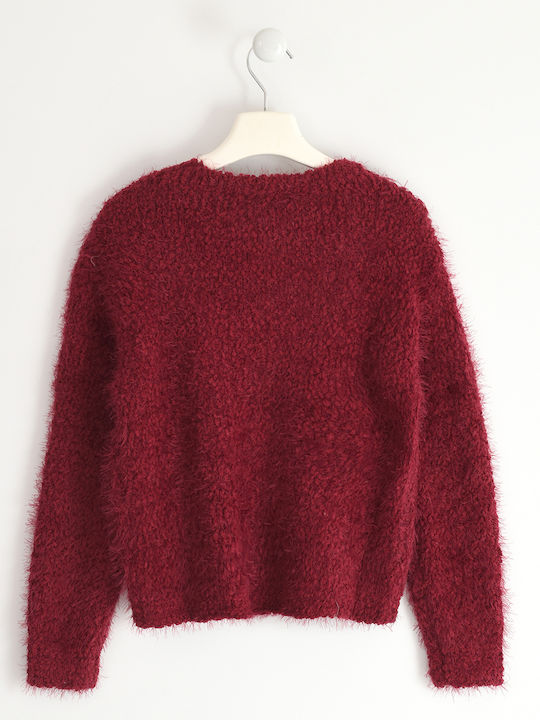 iDO Children's Sweater Long Sleeve Burgundy