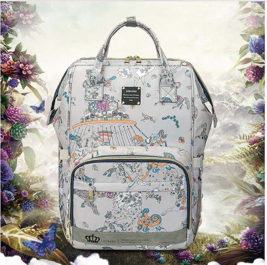 Lequeen Diaper Bag Gray 42x27cm.