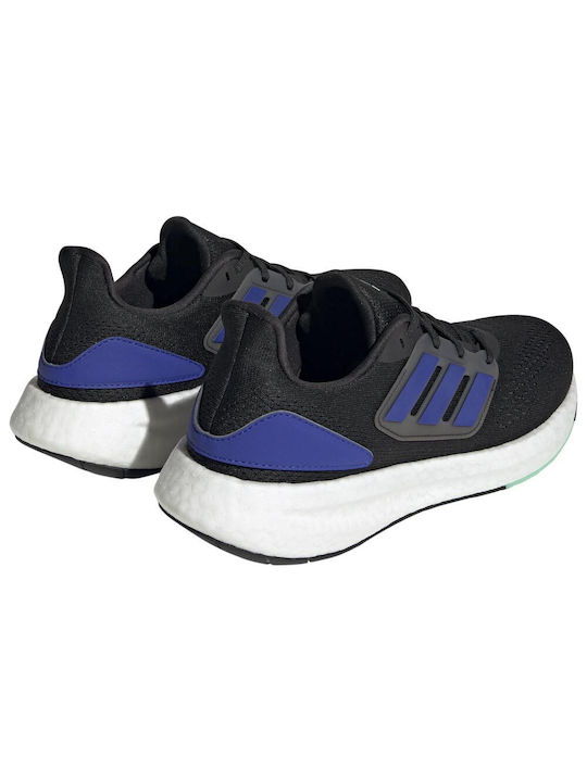 Adidas Pureboost 22 Ανδρικά Αθλητικά Παπούτσια Running Core Black / Lucid Blue / Cloud White