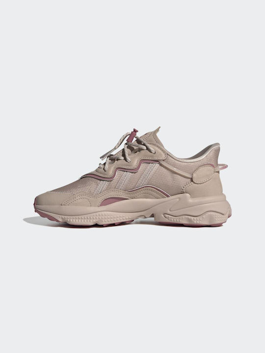 Ozweego Femei Chunky Sneakers Wonder Taupe / Pink Strata