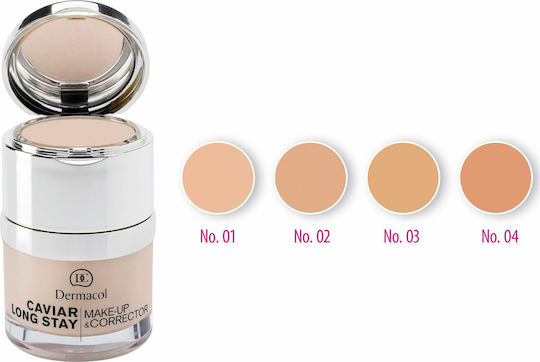 Dermacol Caviar Long Stay Make Up & Corrector 04 Tan 30ml
