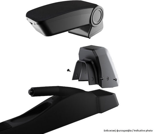 Rati Armster 3 Car Fabric Armrest for Chevrolet Trax 2013 - 2022 Black