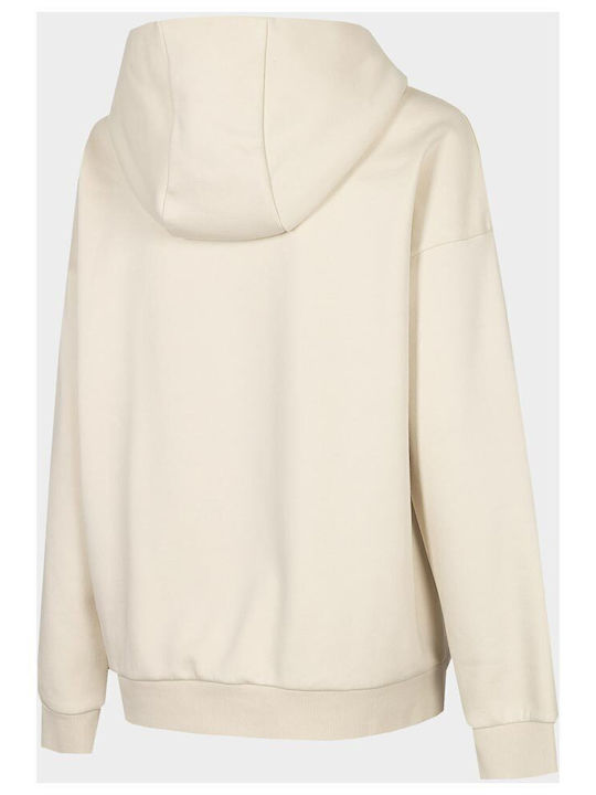 Women's Sweatshirt Hooded Beige