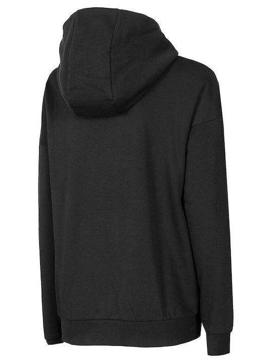 Damen Sweatshirt Kapuzen Schwarz