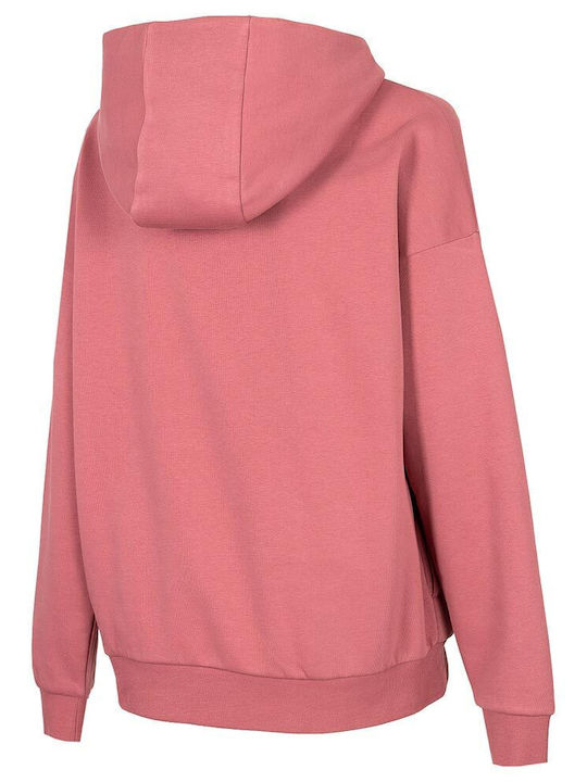 Damen Sweatshirt Kapuzen Rosa