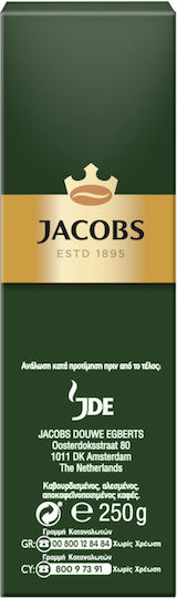 Jacobs Καφές Φίλτρου Decaffeine Αλεσμένος 250gr