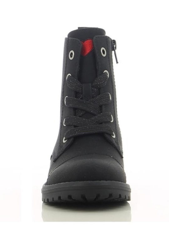 Sprox Kids Military Boots with Lace Black