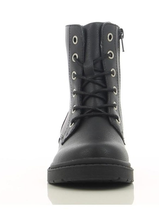 Sprox Kids Military Boots with Lace Black