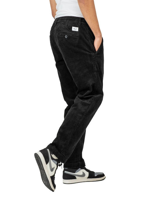 REELL REFLEX LOOSE CHINO (R22F-REFLEX.LOOSE.CHINO-BLACK CORD) ΜΑΥΡΟ