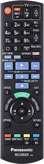 Panasonic Blu-Ray Player DMR-BST760AG Built-in WiFi with Blu-Ray/DVD Recording Capability Black