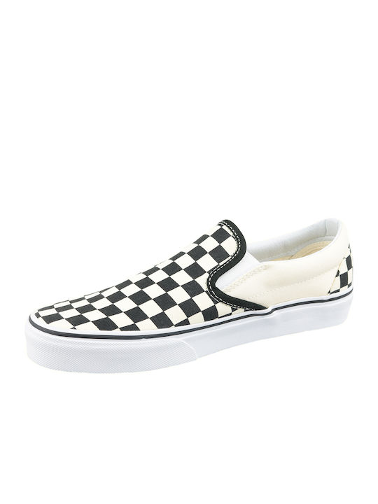 Vans Classic Stoff Herren Slip-Ons Black/White