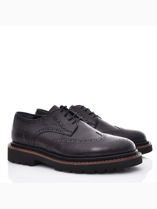 Vice Footwear Leder Herren Oxfords Schwarz