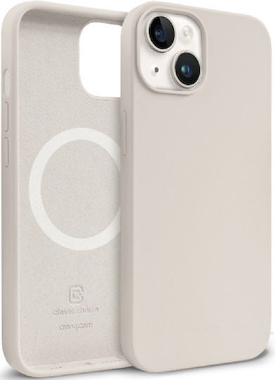 Crong Color Premium MagSafe Задна корица Силикон Камък (iPhone 14 Plus)