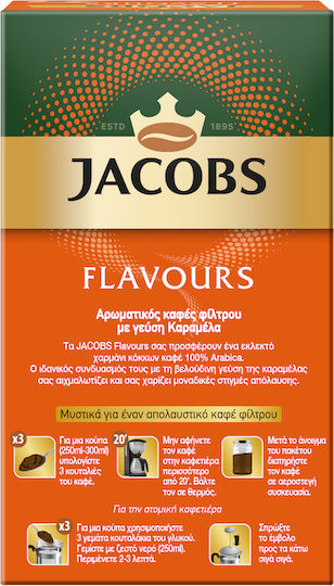 Jacobs Καφές Φίλτρου Arabica Καραμέλα Caramel Αλεσμένος 250gr