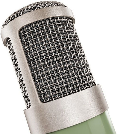 Universal Audio Bock 187 Condenser Microphone Handheld, Shock Mounted for Vocals in Green Color
