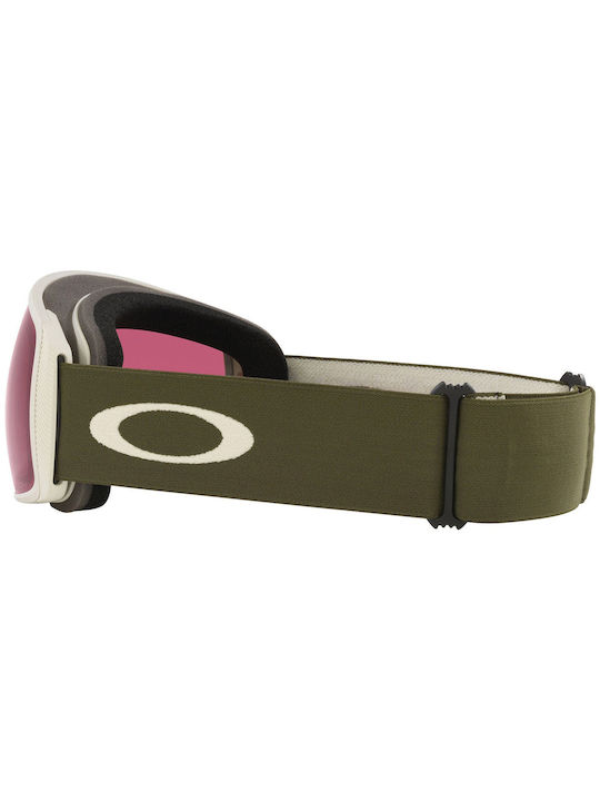 Oakley Flight Tracker Μάσκα Σκι & Snowboard Ενηλίκων Πράσινη με Φακό Καθρέπτη Μωβ