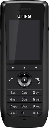 Siemens OpenScape WL4 Schnurlos IP-Telefon mit 4 Linien in Schwarz