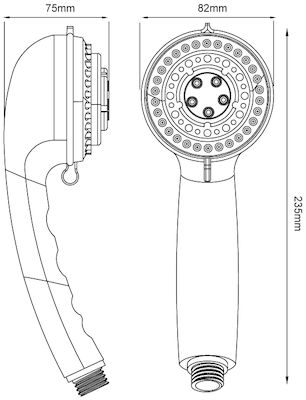 Polihome Orta Handheld Showerhead