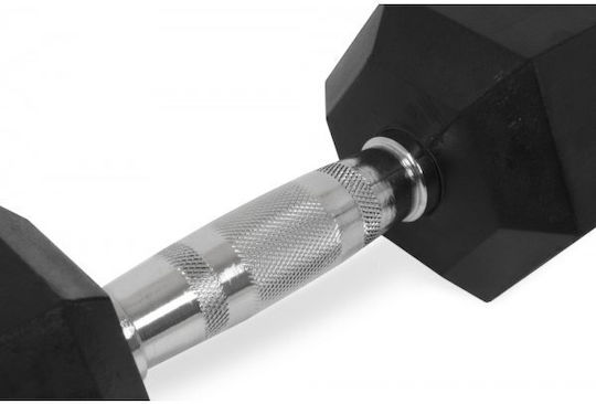 Optimum Rubber Hexagon Dumbbell 1 x 7kg