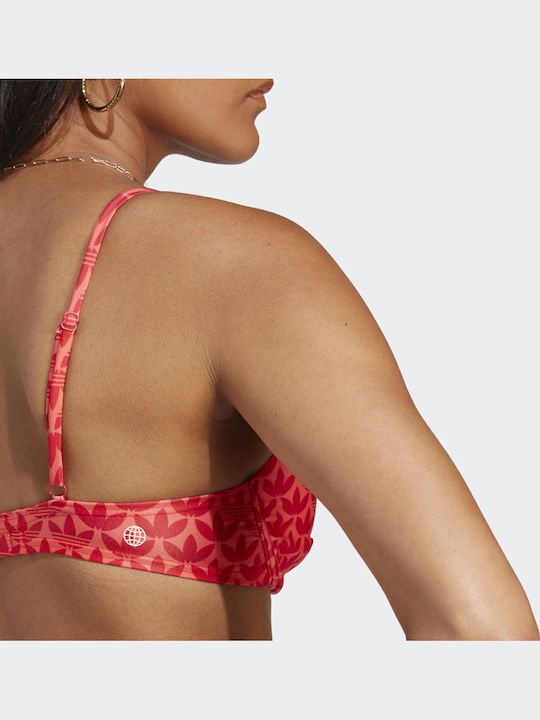 Bikini Bra Originals Monogram with Adjustable Straps Better Scarlet