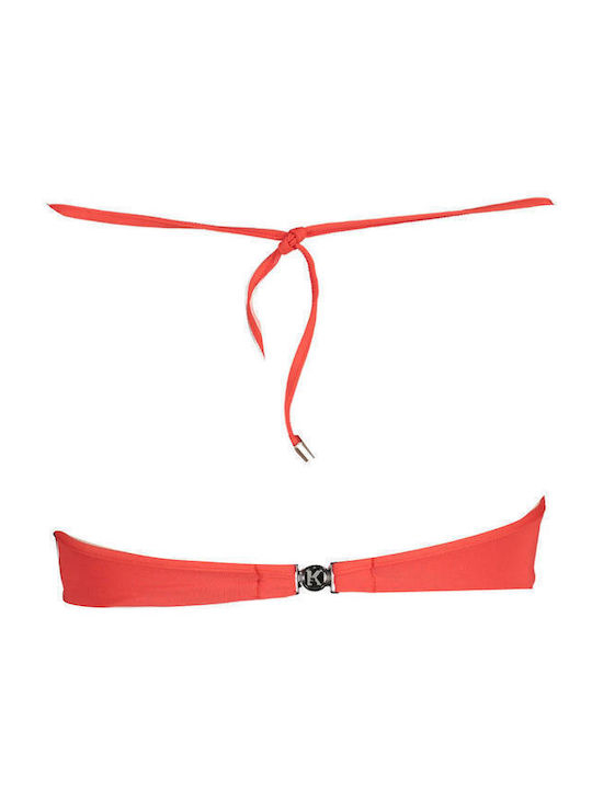 Karl Lagerfeld Bikini Sports Bra Red