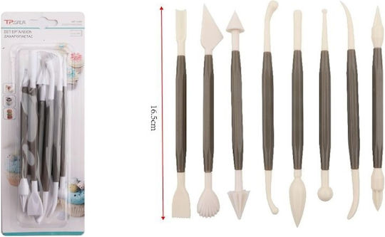 HOMie Fondant Tools made of Plastic 16.5cm 8pcs