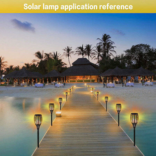 Led7 Spiked Solar Light Torch 1W 80lm IP54