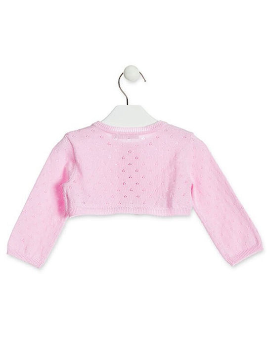 Bolero Losan Bebe Knitted Spring Pink 918-5791AA-A - Pink