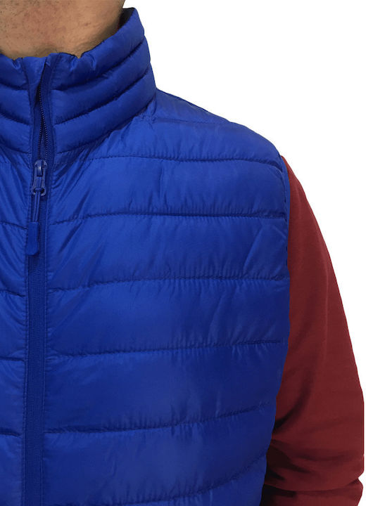 Oslo Αμάνικο Μπουφάν Puffer Μπλε