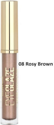 Golden Rose Eye Glaze Lidschatten in flüssiger Form 08 Rosy Brown 3.5ml