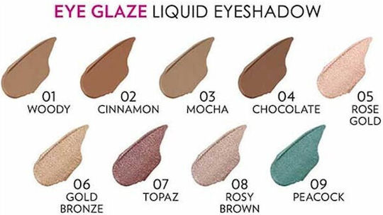 Golden Rose Eye Glaze Сенки за Очи в Течна Форма 03 Мока 3.5мл