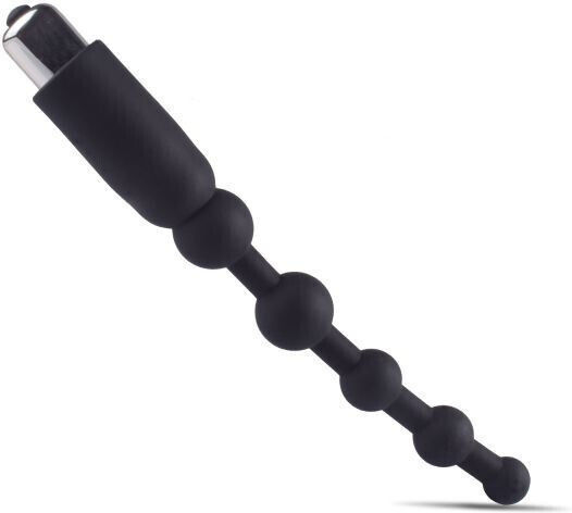 Toyz4lovers Msx Darkside Pearls Πρωκτικές Μπίλιες με Δόνηση Μαύρες 19.5cm